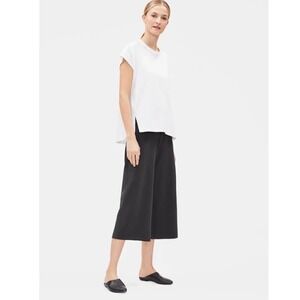 Eileen Fisher Womens Wide Leg Cropped Pants Medium